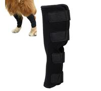 Genouillère pour chien | Coudière élastique réglable | Attelle de protection arrière de jambe pour chien, manchon de coude pour chien pour toutes les saisons, chiens de petite, moyenne et grande