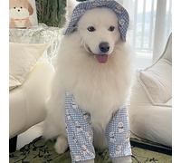 Genouillère pour chien - Manchon respirant à imprimé mignon pour éviter le léchage et la mastication, pour chiens de moyenne et grande taille, utilisation quotidienne en extérieur (chapeau #3, S)