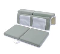 Genouillère pour le bain de bébé, genouillère de bain,2 coussinets de bain antidérapants doux pour baignoire | Protège-coudes et genoux, tapis de baignoire à genoux pour des moments de bain heureux av