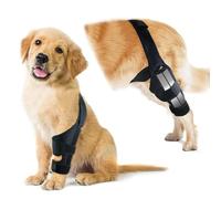 Genouillère pour patte arrière pour chien, aide à la récupération ACL réglable pour pattes arrière du chien, soutien du ligament croisé pour chiens âgés blessés, réchauffe les articulations et