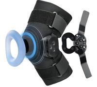 Genouillère réglable à charnière avec stabilisateurs de jambe - Orthose post-opératoire pour LCA/PCL, déchirure du ménisque, arthrite et arthrose, immobilisation du genou de qualité médicale pour
