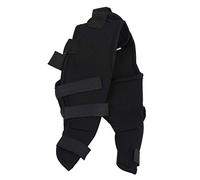 Genouillère réglable pour Pattes arrière de Chien, Support pour Pattes arrières de Chien, récupération après blessure, arthrite, matériau SBR élastique Souple (HJ25 Douging arrière arrière Black XS)