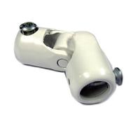 Genouillère rond 6 pans pour volet roulant 10mm blanc - - 575906