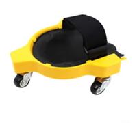Genouillère roulante à 360 degrés avec coussin en mousse pour la construction, la réparation de la maison, le carrelage, le jardinage, soutien confortable, réduit la pression du genou et la fatigue du