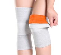 Genouillère thermique épaisse en charbon de bambou élastique chaud en tricot doux léger et confortable pour soulager l'arthrite et les douleurs articulaires pour homme femme personnes âgées