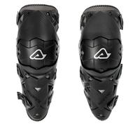 Acerbis Protège-genoux Impact Evo 3.0 – paire, noir, double broche, sangles élastiques réglables