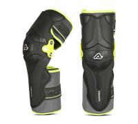 Acerbis X-Strong Protecteurs de genou (Black/Yellow,One Size)