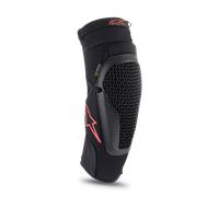 Genouillères Alpinestars Bionic Flex Noir-Rouge S/M Noir