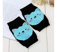 Genouillères Bébé été Bébé Rampants Genouillères Anti-frottement Anti-friction Coussinets Genouillères Enfants De Dessins Animés Enfants Genouillères Enfants (noir)