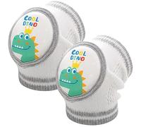Genouillères Bébé, Genouillères Rampante en Maille de Coton, Protecteurs de Genou Coudières Guêtre Antidérapant Genouillère Élastique pour Tout-petits Filles et Garçons de 0 à 4 ans (Dinosaure)