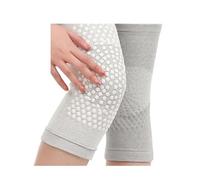 GenouillèRes Chaudes 2Pcs Self Heating Support Knee Pad Brace Warm For Pain Relief Injury Recovery Belt Massager Leg Warmer(Grey,L for weight 60-75KG)