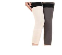 GenouillèRes Chaudes Winter Warm Wool Kneepad Thick Leg Guard Knee Protector Long Thermal Wraps Old People Cold Pads Brace 1 Pair(Gray-Cotton,XL 65-80 kg)
