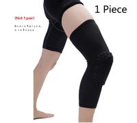 Genouillères De Basket-Ball,Manchon De Compression,Attelle En Mousse Nid D'abeille,Genouillère Anti-Collision,Équipement De Fitness,Support De Volley-Ball - Type Black-L