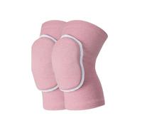 Genouillères De Compression De Sport,Protection Élastique Du Genou,Support En Éponge Épaisse Pour Rouleau De Danse,Attelle De Genou D'entraînement De Volley-Ball -Rose-S 25-45kg