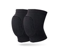 Genouillères De Compression De Sport,Protection Élastique Du Genou,Support En Éponge Épaisse Pour Rouleau De Danse,Attelle De Genou D'entraînement De Volley-Ball - Type Black-M 45-60kg