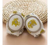 Genouillères De Protection Coordonnantes En Coton Pour Bébé Garçon Et Fille,Jambières Pour Enfants De 6 À 24 Mois - Type White