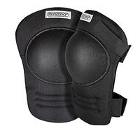 Genouillères de protection rembourrage coque en PVC réglable paire de protège...