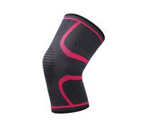Genouillères De Sport Élastiques En Nylon,1 Pièce,Genouillères De Soutien Pour Basket-Ball,Fitness,Exercice De Course,Manches -Rose-S
