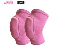 Genouillères De Sport Pour Hommes,Femmes Et Enfants,Genouillères De Protection Pour La Danse,Le Yoga,Le Volley-Ball,Le Football,La Course À Pied,Le Cyclisme,Le Tennis,1 Paire -Rose-S