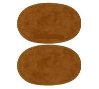 Genouillères élastiques pour vêtements 1 Paire De Patchs Ovales En Daim À Coudre For Coudes Et Genoux, Appliques Couture For Réparations Retouches Vêtements(Camel)