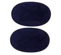 Genouillères élastiques pour vêtements 1 Paire De Patchs Ovales En Daim À Coudre For Coudes Et Genoux, Appliques Couture For Réparations Retouches Vêtements(Blue)