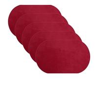 Genouillères élastiques pour vêtements Lot De 5 Écussons Thermocollants Ovales En Imitation Daim (cuir Vachette) For Réparer Les Coudes Et Genoux(Silver 5pcs)