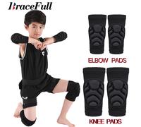 Genouillères en éponge optique pour enfants et jeunes, genouillères, manchons de coude, évitement, sport, football, volley-ball, genouillère, support, enfant, 1 paire Knee-1Pair