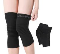 Genouillères en tricot extensible Genouillère antidérapantes Tricoté Chaud élastique Genouillère Bande Thérapie Genouillère soulager d'arthrite les douleurs du genou Genoux froids les problèmes