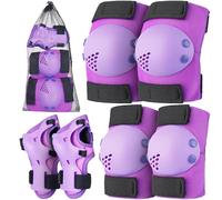 Genouillères et coudières pour Enfants - Plusieurs Tailles - Équipement de Protection pour la sécurité des Enfants avec genouillères, coudières et protège-Poignets pour Le Patinage - par Mata1