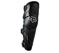 Fox Racing Titan Pro D3O Knee Guard, CE - Protection genou motocross - D3O genouillères - Coussinets ajustables - Système de ventilation - Charnière à axe variable - Noir, Taille: S/M
