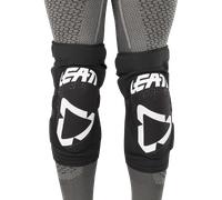 Leatt Genouillères courtes 3DF 5.0 Zip Blanc/Noir XXL
