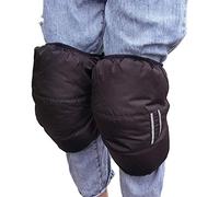 Genouillères Moto Thermique Protège-Genoux Duvet Hiver Chaud Support Genou Epais Antidérapant Protecteur de Genou Jambe Legging Anti-Vent/Froid Etanche Kneepad de Motocross Vélo Scooter Ski Réglable