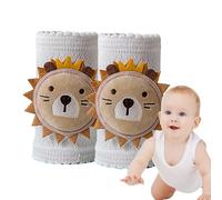 Genouillères pour bébé - Protection de sécurité pour ramper, coussin de jambe pour bébé | Ensemble de genouillères douces et respirantes avec poignée antidérapante pour les tout-petits qui apprennent