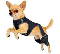 Genouillères pour chien pour la patte arrière - Bandage réglable pour l'articulation postérieure - Support en métal solide - Aide à la stabilité des jambes - Pour les jolies, les activités de plein