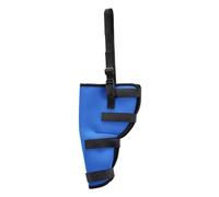 Genouillères pour chien - Support pour jambe droite et gauche - Jarret - Bandage de protection pour blessure - Bleu droit, XXS