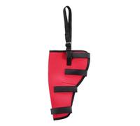 Genouillères pour chien - Support pour jambe droite et gauche - Jarret - Bandage pour blessure - Protection des jambes pour chien (rouge droit, XXS)