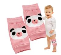 Genouillères pour, genouillères rampantes - Protecteur de genou élastique | Genouillère douce et confortable, protège les genoux des, équipement de protection pour garçons et filles, Rose, L