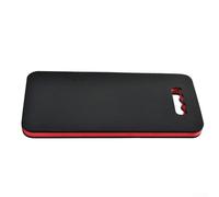 Genouillères pour le travail, en mousse EVA pour le jardinage, la mécanique automobile, coussin épais et confortable pour le nettoyage des sols et de la construction, tapis d'atelier portable (rouge)