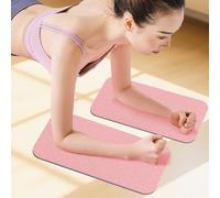 Genouillères - TPE 34 x 17 x 1 cm - Coussinets de yoga pour genoux, petit tapis de yoga, support de planche, coude pour entraînement, fitness, tapis de sol, push-up, sports abdominaux