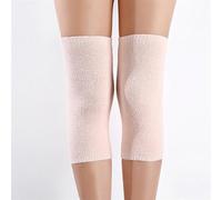 GenouillèRes Volley-Ball 1 paire de jambières tricotées en laine for femmes et hommes, manches chaudes aux genoux, Support de genouillère for la course au printemps, protection du genou, hiver(Pink)