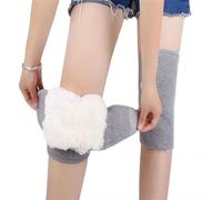 GenouillèRes Volley-Ball Genouillères en laine d'hiver unisexe en cachemire, genouillères for prévenir l'arthrite, garder au chaud, protection du genou, genouillère en coton épais(Wool-02,M)