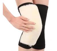 GenouillèRes Volley-Ball Genouillères en laine d'hiver unisexe en cachemire, genouillères for prévenir l'arthrite, garder au chaud, protection du genou, genouillère en coton épais(Wool-04,M)