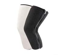Genouillères zippées 50 cm pour les déplacements au bureau (Blanc-40 cm) | Fermeture éclair latérale pour l'accès, couverture de 50 cm de long, double couche épaisse, chaleur automne-hiver