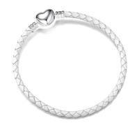 GENPICONG 1 Bracelet en Cuir avec chaîne de Base pour Bracelet Pandora Original, Bijoux pour Femme, Cadeaux pour la Saint-Valentin
