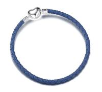 GENPICONG 1 Bracelet en Cuir avec chaîne de Base pour Bracelet Pandora Original, Bijoux pour Femme, Cadeaux pour la Saint-Valentin