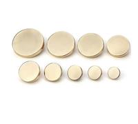 GENPICONG Lot de 10 Boutons de Couture en métal doré et Noir pour vêtements, Accessoires de Couture, pour Manteau, vêtements pour Femmes, Chemises
