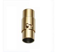 GENPICONG Lot de 10 fermoirs magnétiques Solides en Acier Inoxydable de 2 à 10 mm pour la Fabrication de Bijoux, connecteurs de Bracelets en Cuir