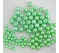 GENPICONG Lot de 100 Boutons de Robe Tendance avec Trou latéral 6 mm/8 mm/10 mm en Plastique nacré, Fournitures de Couture DIY