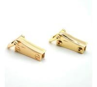 GENPICONG Lot de 2 Boucles de Sac latérales en métal, connecteur de Sac, Clip de Suspension, Boucle détachable avec Anneau en D