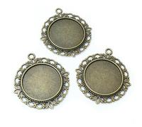 GENPICONG Lot de 5 pendentifs cabochons Double Face de 25 mm, Base Vierge, Plateau de Lunette Photo, Accessoires de Fabrication de Bijoux, résultats